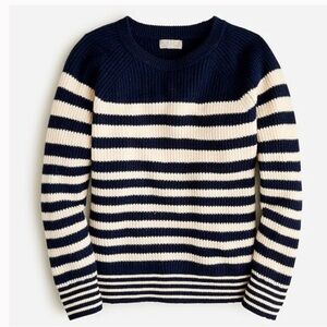 J. Crew Ribbed cashmere oversized crewneck sweater